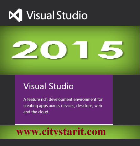 فتح فيجوال ستوديو 2015 لاول مرة Open Visual studio 2015